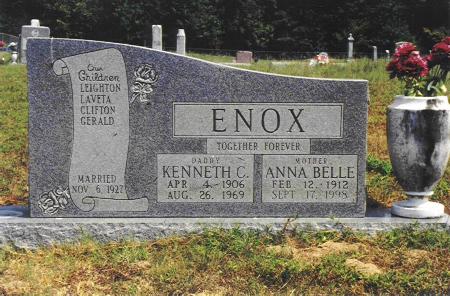Kenneth Cyrus and Anna Belle Enox